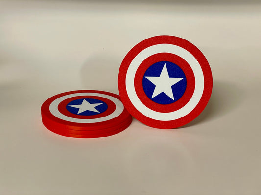 Coasters - Captain America Inspired